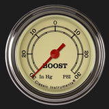 Classic Instruments Vintage 2 1/8" Boost/Vac Gauge - VT141SLF