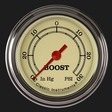 Classic Instruments Vintage 2 1/8" Boost/Vac Gauge - VT141SLF