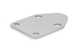 Mr Gasket Fuel Pump Block Off Plate -Chrome - 1515
