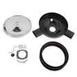 Holley 120-520 RetroFilter Drive-By-Wire Air Cleaner - 14-Inch Diameter - Dual Snorkel - Chrome