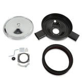 Holley 120-520 RetroFilter Drive-By-Wire Air Cleaner - 14-Inch Diameter - Dual Snorkel - Chrome