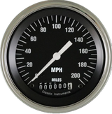 Classic Instruments Hot Rod 3" Speedometer Gauge (200 MPH) - HR57SLC