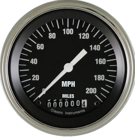 Classic Instruments Hot Rod 3" Speedometer Gauge (200 MPH) - HR57SLC