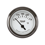 Classic Instruments TETRA 2IN WHITE WATER TEMP - TE26WSLC