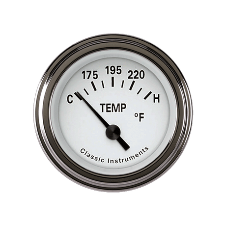 Classic Instruments TETRA 2IN WHITE WATER TEMP - TE26WSLC