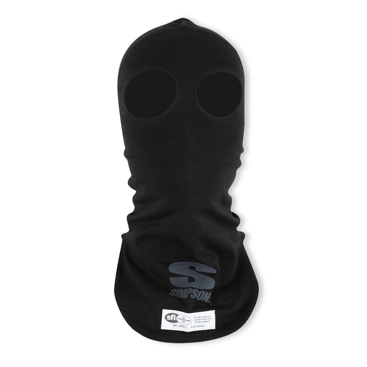 Simpson Profit headsock Dual Eye Black - 23092K