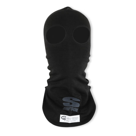 Simpson Profit headsock Dual Eye Black - 23092K
