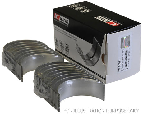 King SI Series Conrod Bearing Set, .020" Suit BB Chev 396-454, 502 & 348-409 (KBCR808SI 020) KBCR808SI 020