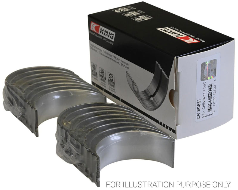 King SI Series Conrod Bearing Set, .020" Suit BB Chev 396-454, 502 & 348-409 (KBCR808SI 020) KBCR808SI 020