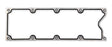 Mr Gasket Valley Cover Gasket - Molded Rubber with Aluminum Carrier - 61020G