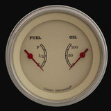 Classic Instruments VINTAGE 3IN DUAL - FUEL & OIL - VT72SLC