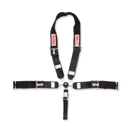 Simpson 29116KT ROTCL DRAG RACE 5Wrap-AroundY Black Nomex - 29116KT