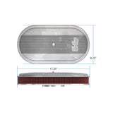 Holley 120-400 Vintage Series Oval Air Cleaner - Natural Cast