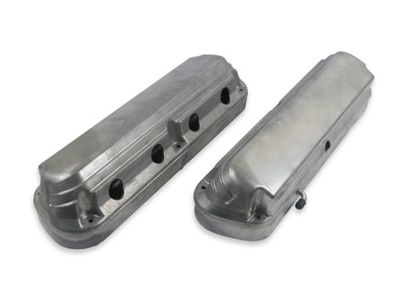 Holley 2-Piece Ford Style Valve Cover - Gen III/IV LS - Natural - 241-185