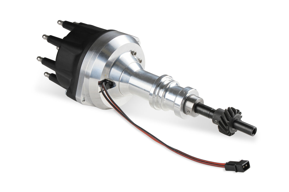 MSD Distributor Ford 289-302, Pro Billet, Small Black Cap, Steel Gear - 857951