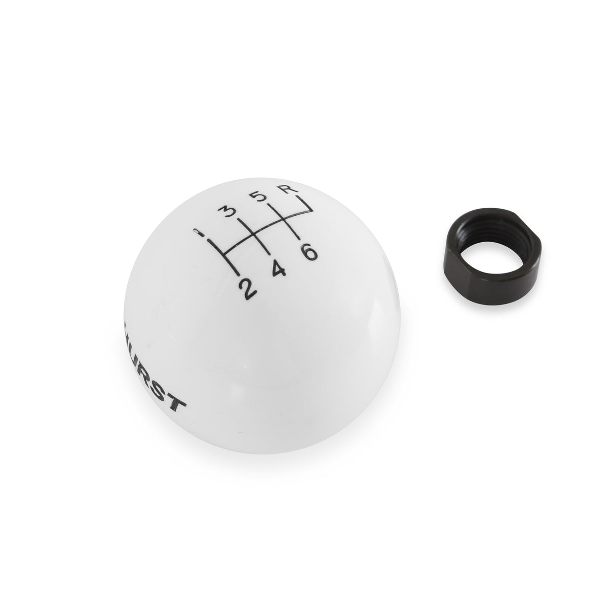 Hurst Shift Knob - 6-Speed - White - 1630016