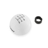 Hurst Shift Knob - 6-Speed - White - 1630016
