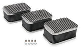 Holley 120-105 3X2 AIR CLEANERS & FILTERS, SET OF 3