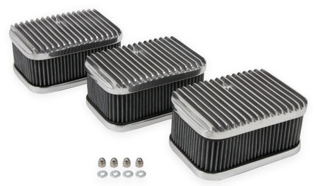 Holley 120-105 3X2 AIR CLEANERS & FILTERS, SET OF 3