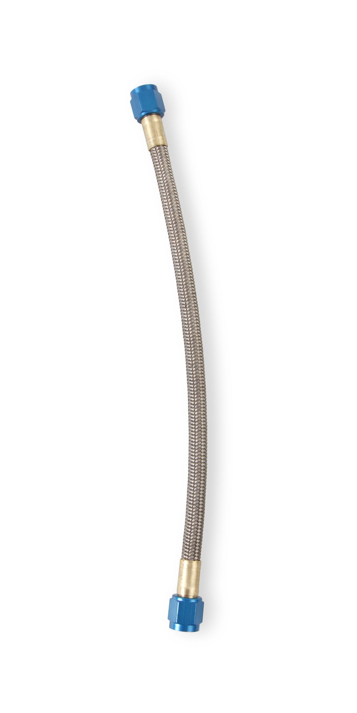 NOS Stainless Steel Braided Hose -6AN 1-foot Blue - 15400NOS