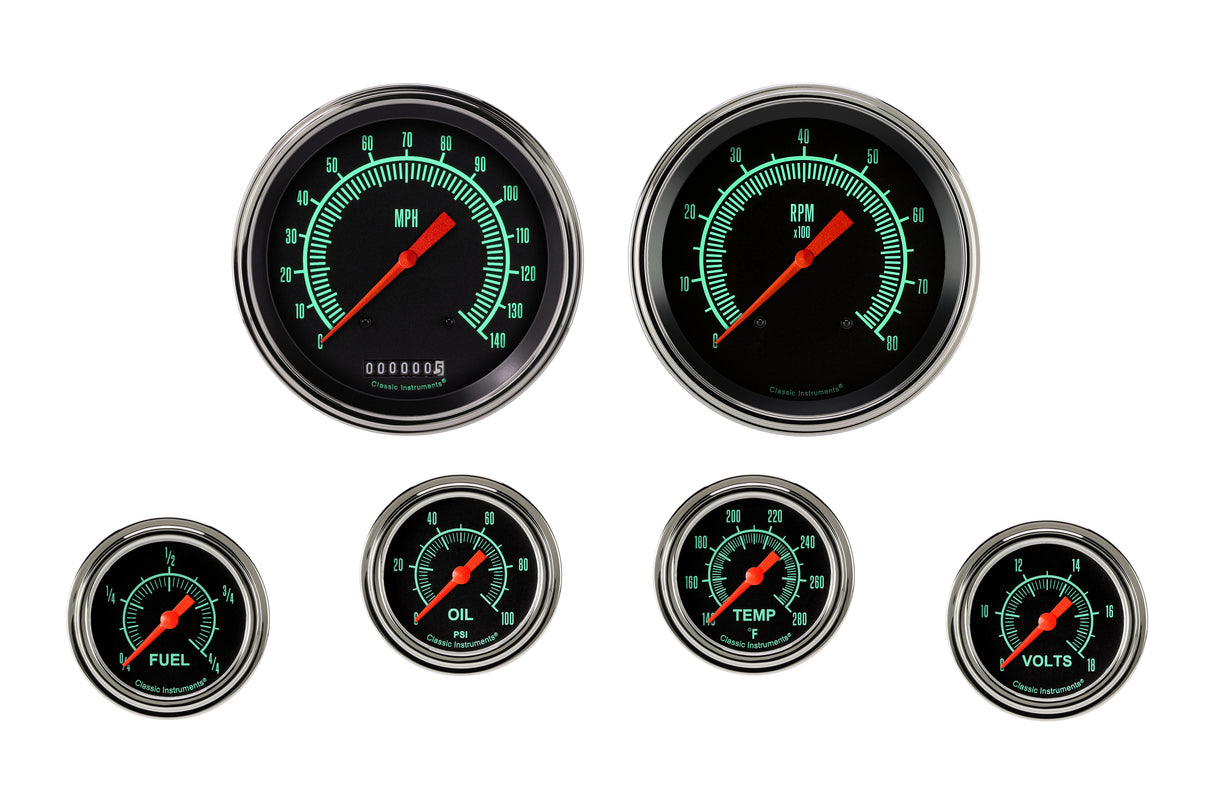 Classic Instruments G/Stock Six Gauge Set - GS351SLF