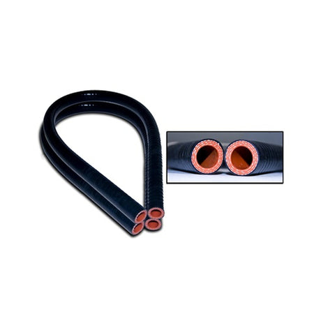 Scott Drake 1964-68 Mustang Silicone Heater Hose (Black) - C5ZZ-18472-BLK