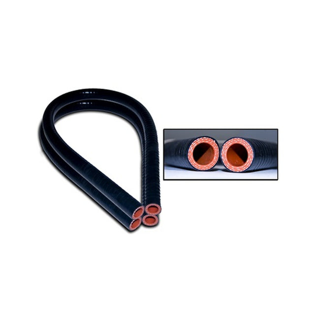 Scott Drake 1964-68 Mustang Silicone Heater Hose (Black) - C5ZZ-18472-BLK