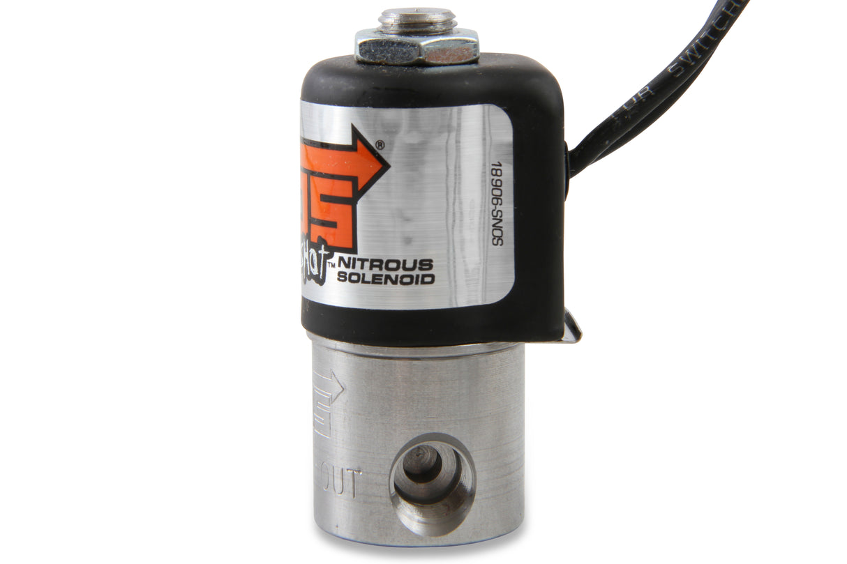 NOS -6AN Nitrous Bottle Purge Valve-Black - 16032BNOS