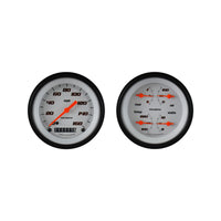 Classic Instruments Velocity White Two Gauge Set - VS02WBLF