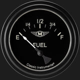 Classic Instruments Moal Bomber 2 5/8" Fuel Gauge - MA209BLF