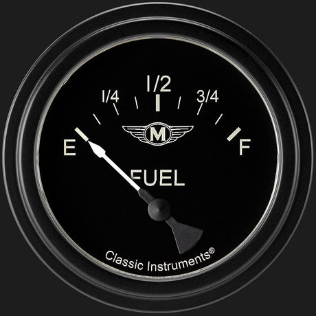 Classic Instruments Moal Bomber 2 5/8" Fuel Gauge - MA209BLF