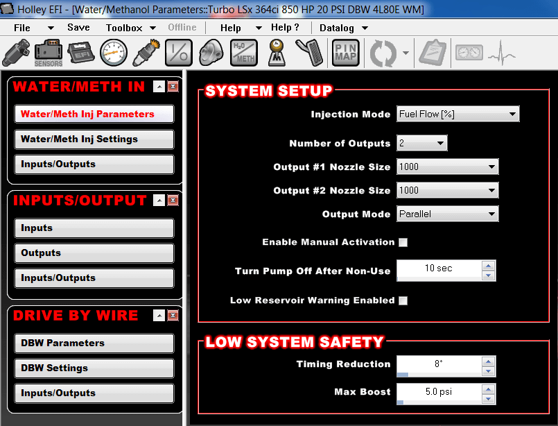 Holley 550-660 Dominator EFI Kit - LS2 Main Harness w/ Trans and DBW with EV1 Injector Harness