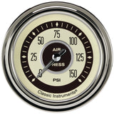 Classic Instruments Nostalgia VT 2-5/8" Air Pressure Gauge - NT318SLC