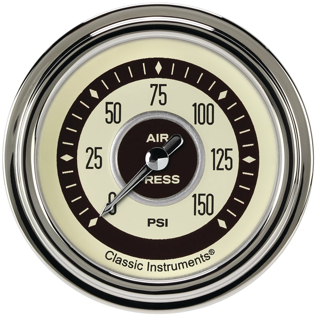 Classic Instruments Nostalgia VT 2-5/8" Air Pressure Gauge - NT318SLC