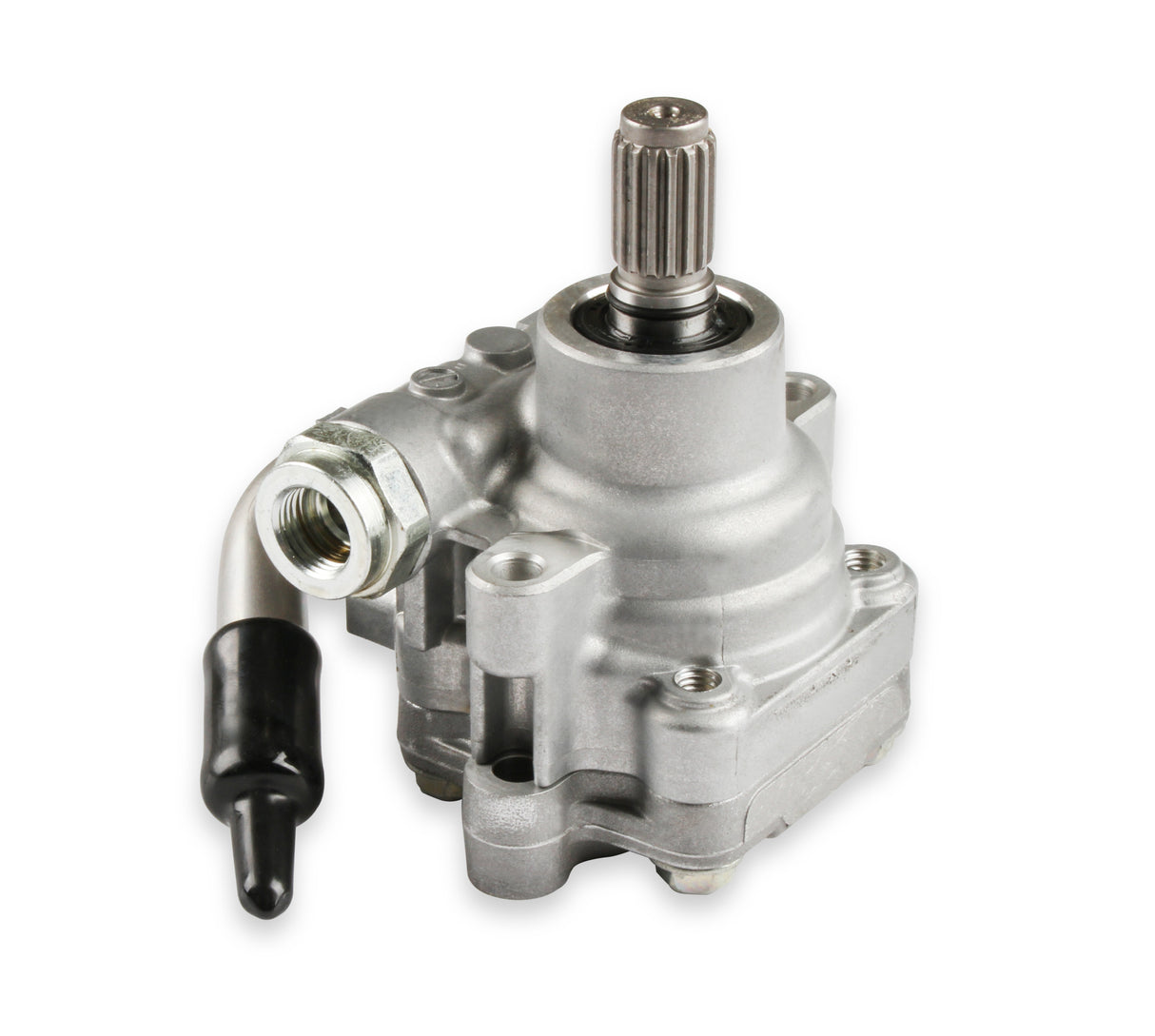 Holley 198-103 Power Steering Pump Assembly, for LT4 Accessory Drive with splined shaft