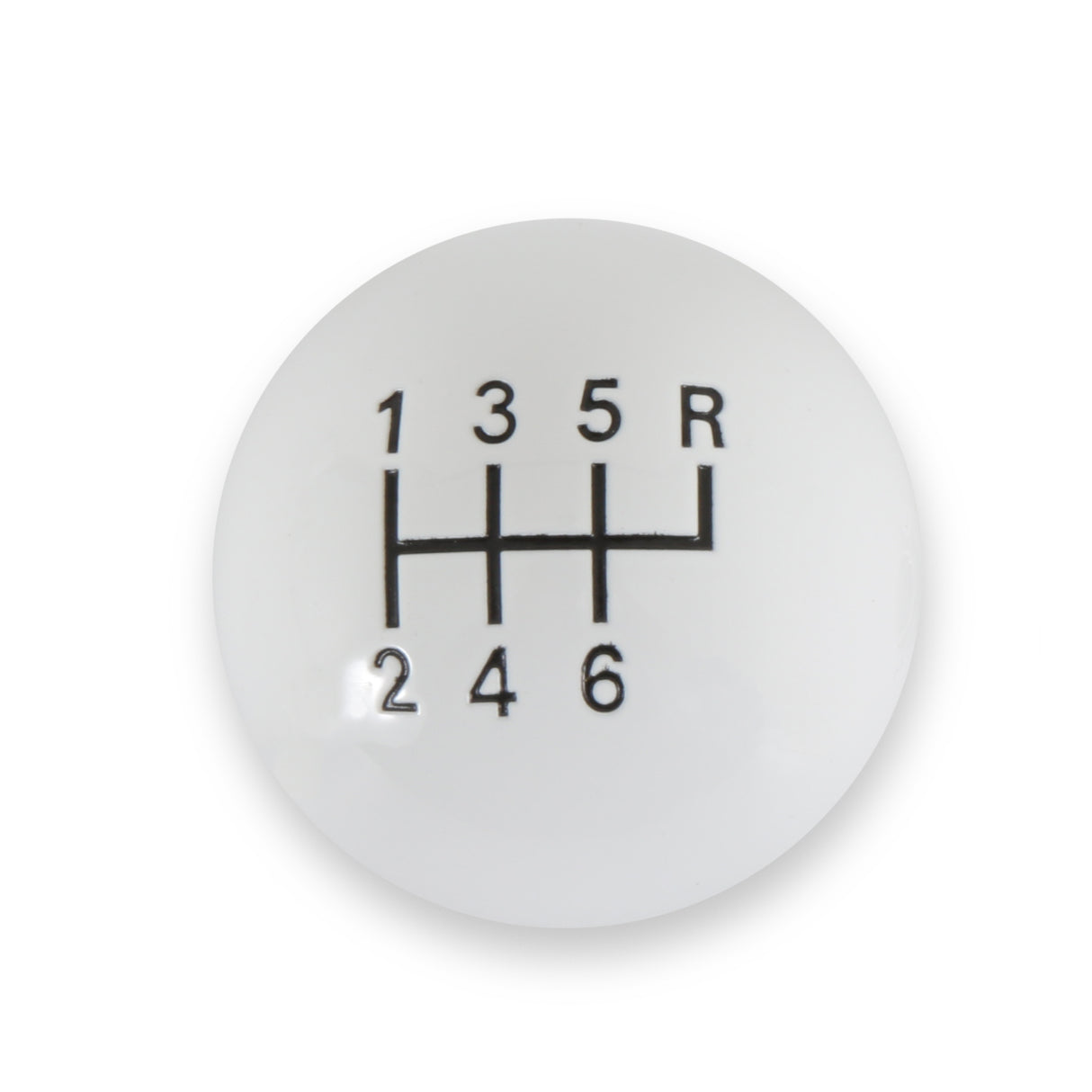 Hurst Shift Knob - 6 Speed - White - 1630040