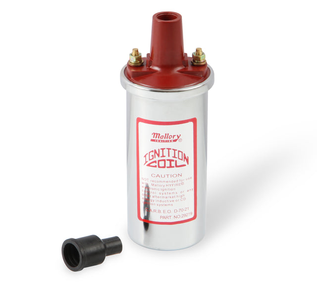 Mallory Universal Chrome Canister Coil - 29219