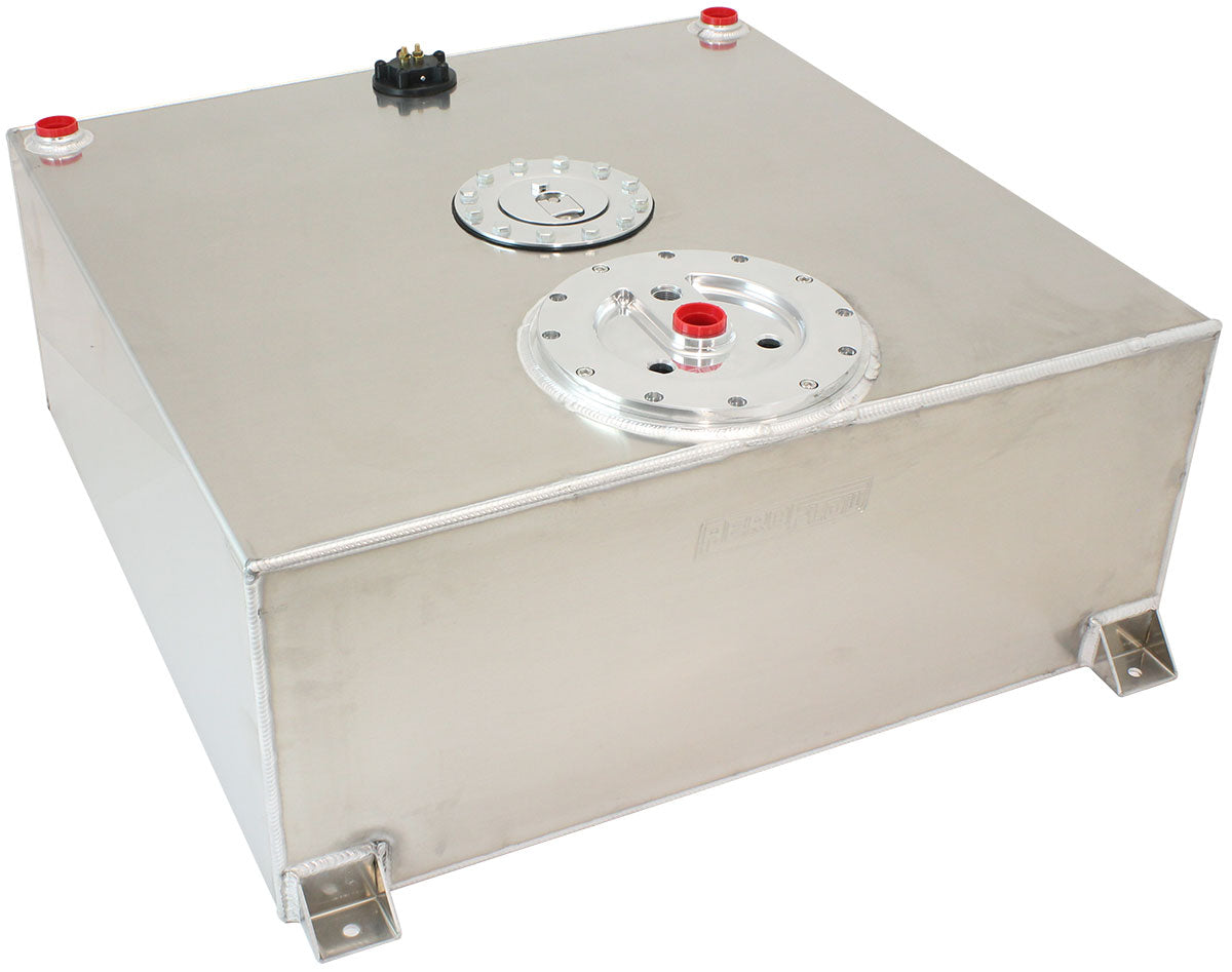Aeroflow Aluminium 100 Liter (26 Gal) Fuel Cell Flat Bottom Triple 40mm Pump Hanger & Fuel Sender - AF85-4091AS AF85-4091AS