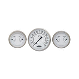 Classic Instruments Classic White 3 Gauge Set - CW64SLF
