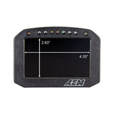 AEM CD-5F Carbon Flat Panel Non-Logging/ Non-GPS Display - 30-5600F