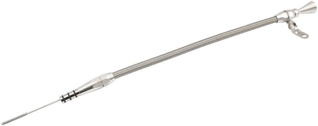 Aeroflow Mitsubishi 4G63 Engine Dipstick - Silver Finish Stainless Steel Flexible Dipstick (AF64-2284) AF64-2284