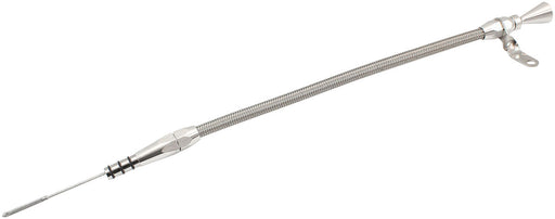 Aeroflow Mitsubishi 4G63 Engine Dipstick - Silver Finish Stainless Steel Flexible Dipstick (AF64-2284) AF64-2284