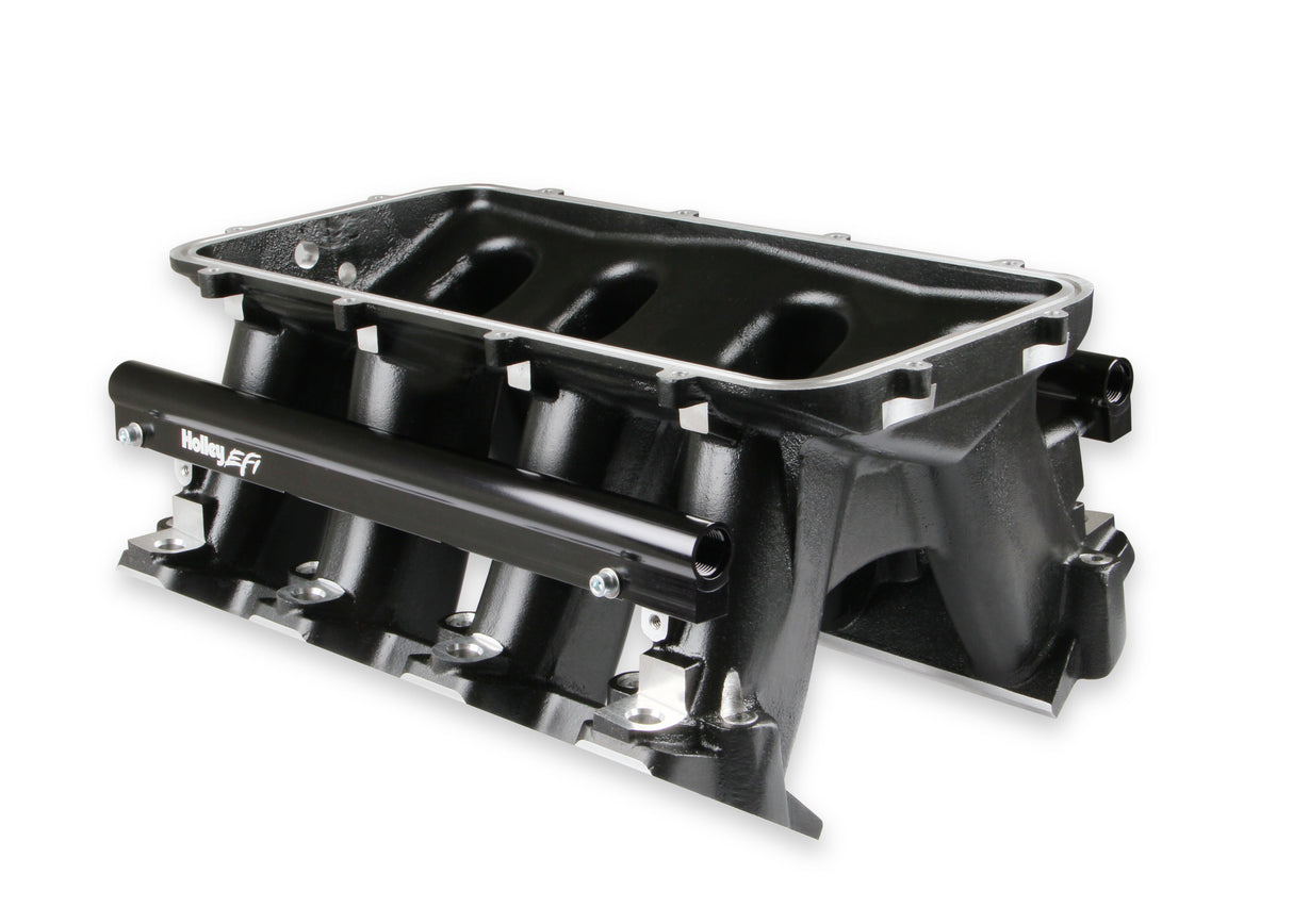 Holley 300-122BK LS Hi-Ram EFI Manifold - Black GM LS1/LS2/LS6