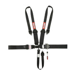 Racequip 5 Point Harness - Small Buckle Ratcheting Latch & Link - HNR shoulders - 815005RQP