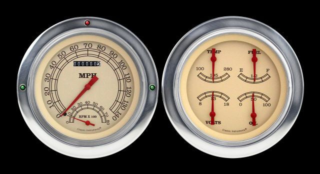 Classic Instruments 1954-55 VINTAGE CH TRK 5IN SPEEDTAC/QU-LS - CT54VT62-LS