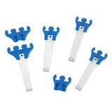 Mr Gasket Standard Wire Loom Kit - Chrome / Blue - 9881
