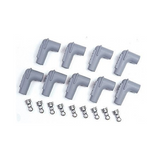 MSD Spark Plug Boot & Terminal Kit 90 Deg HEI Gray - 8850