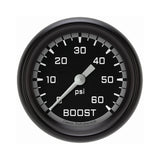 Classic Instruments Autocross Gray 2-5/8" Boost Gauge (60 PSI) - AX343GBPF