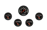 Classic Instruments Velocity Black Five Gauge Set 200 - VS200BBLF