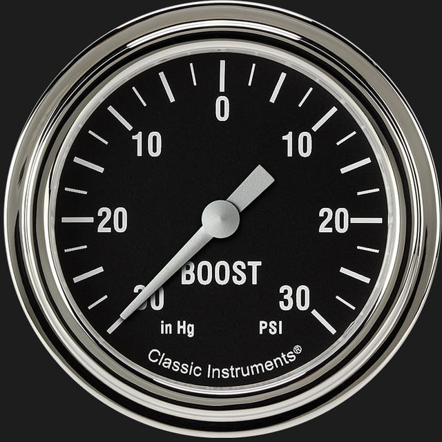 Classic Instruments Hot Rod 2 5/8" Boost/Vac Gauge - HR341SLF